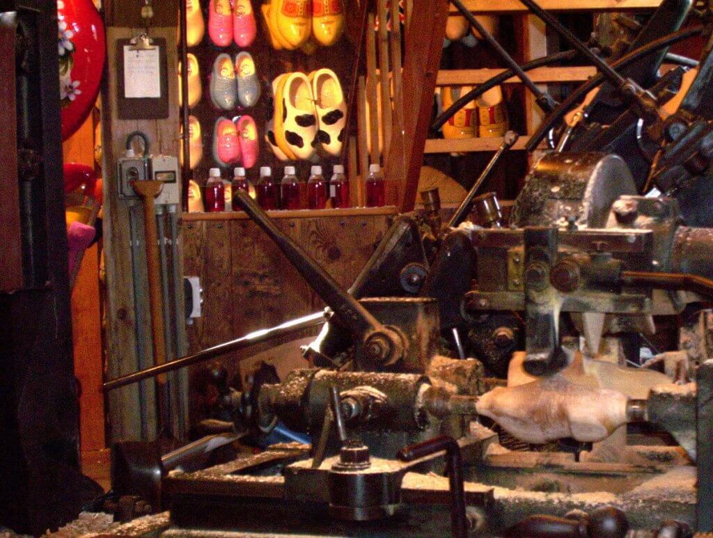 Hand crafted wooden shoes at village of Zaanse Schans, the netherlands