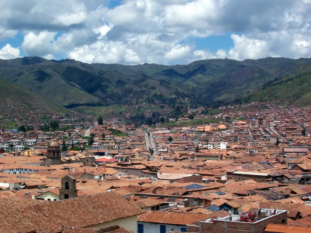 a view of the valley, cusco, peru