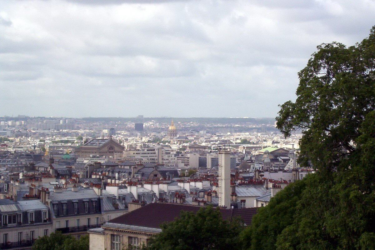 Sacre Coeur - view of Paris - France