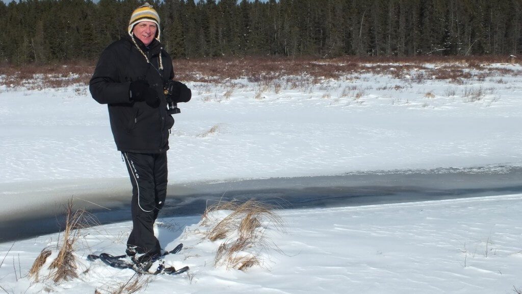 Bob in Spruce bog in Algonquin Provincial Park