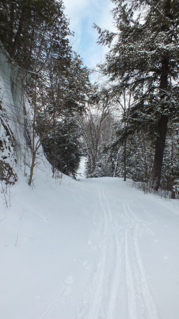 Leaf Lake ski trail, Algonquin Provincial Park, Ontario, Canada