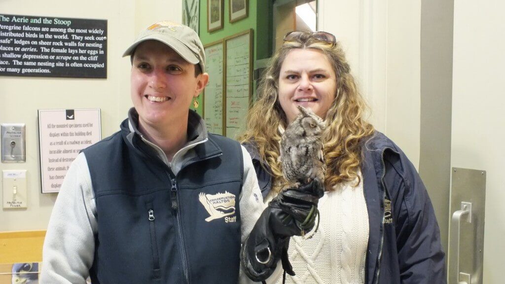 Mountsberg Raptor Centre - Sandra and Lara