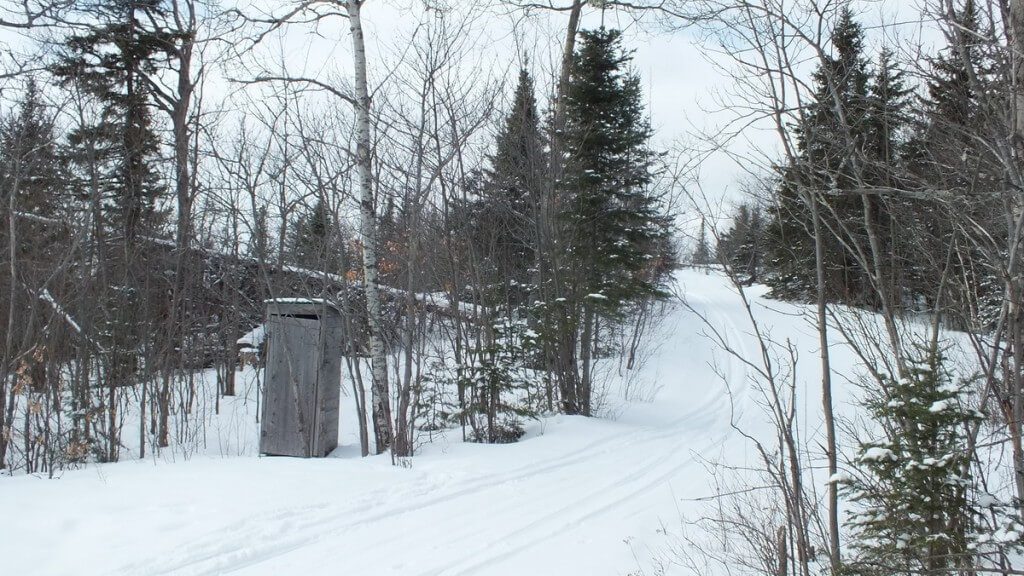 Pinetree Loop, leaf lake ski trail, Algonquin Provincial Park, Ontario, Canada