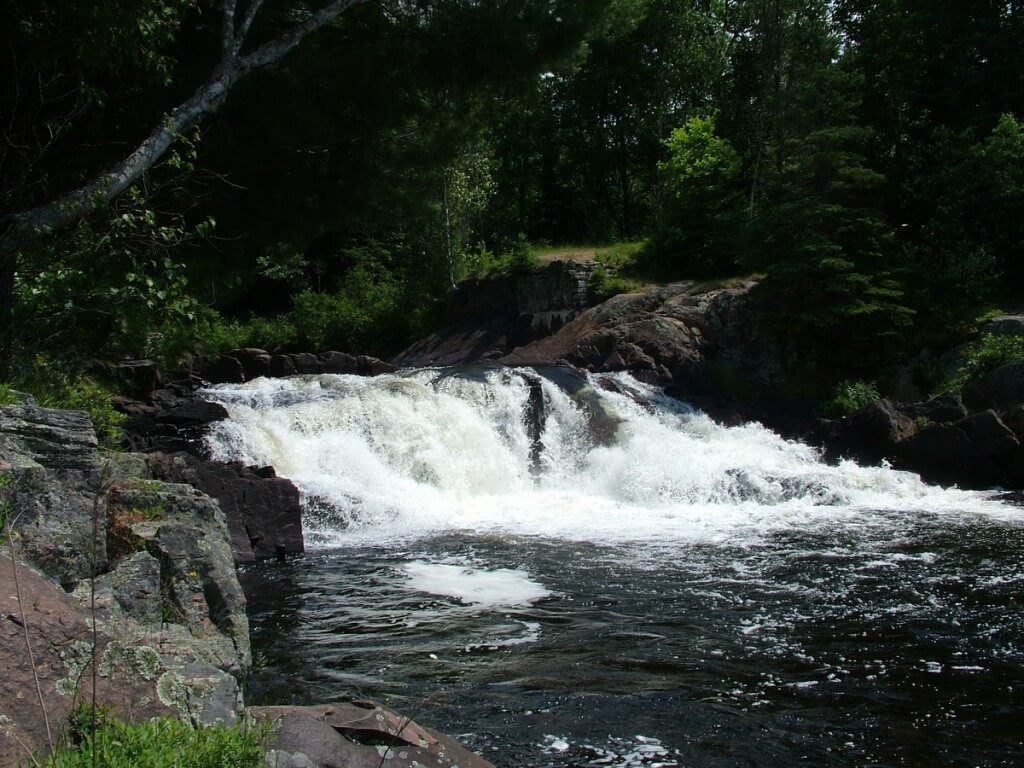 Marsh's Falls in the summer time on the Oxtongue river - April 20 2013