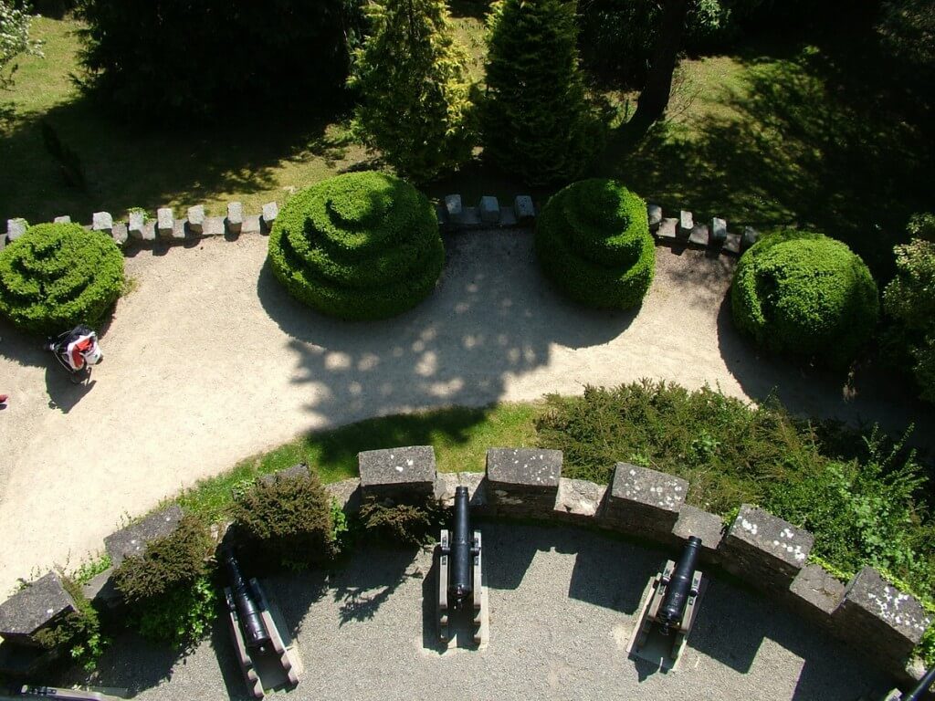 Pepper Pot Tower - view looking down - Powerscourt - Ireland