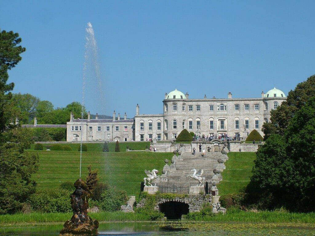 Powerscourt - south front of house - Ireland