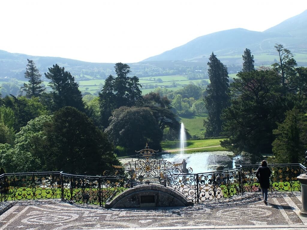 The upper terrace