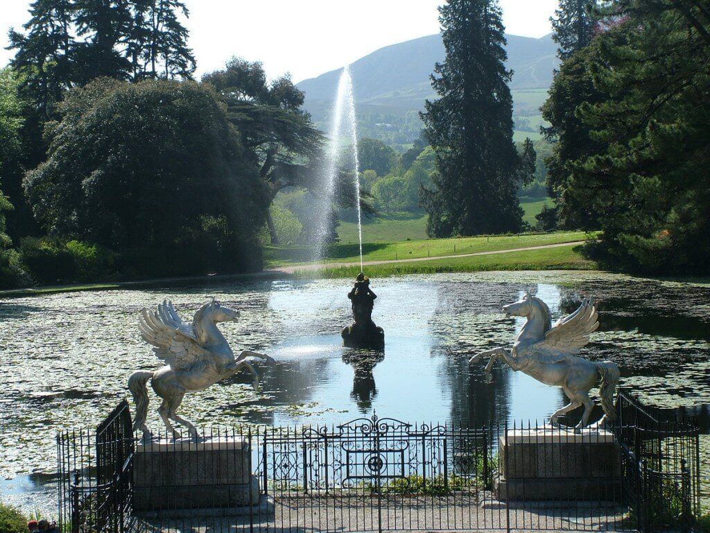 Triton Lake - Winged Horses - Powerscourt - Ireland