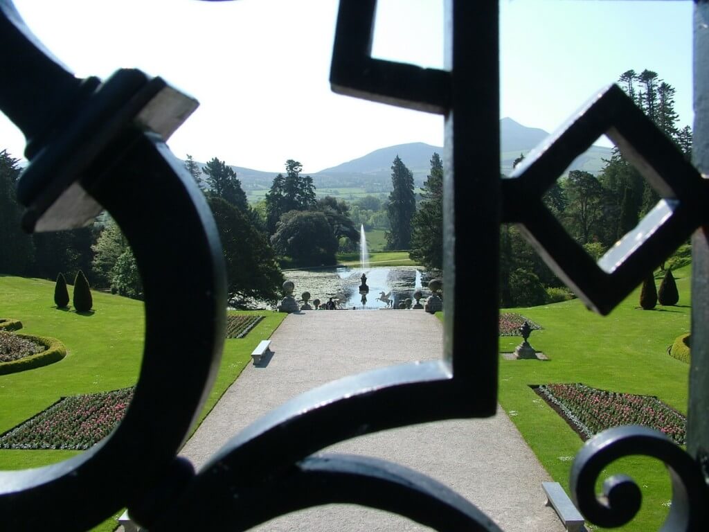 View from Upper Terrace to Triton Lake - Powerscourt - Ireland
