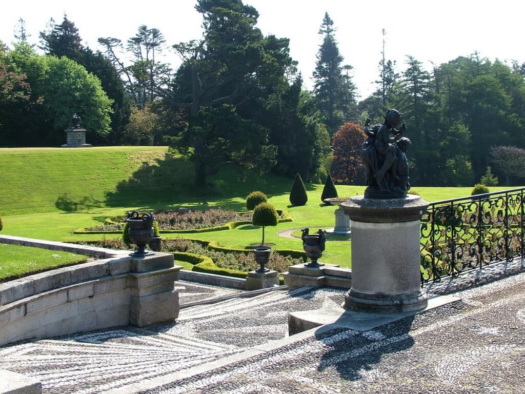 Walled Garden staircase - Powerscourt - Ireland