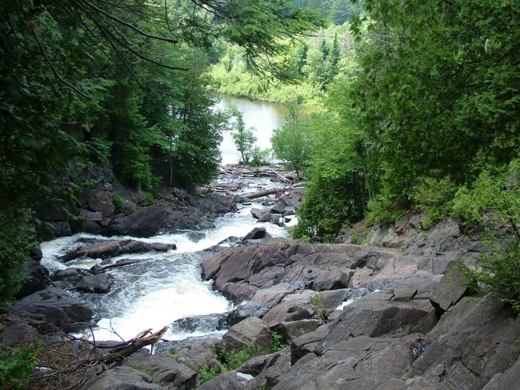 ragged falls in the summer of 2012