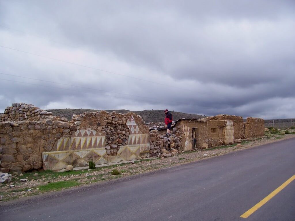 Abandoned village in mountain highlands, Peru