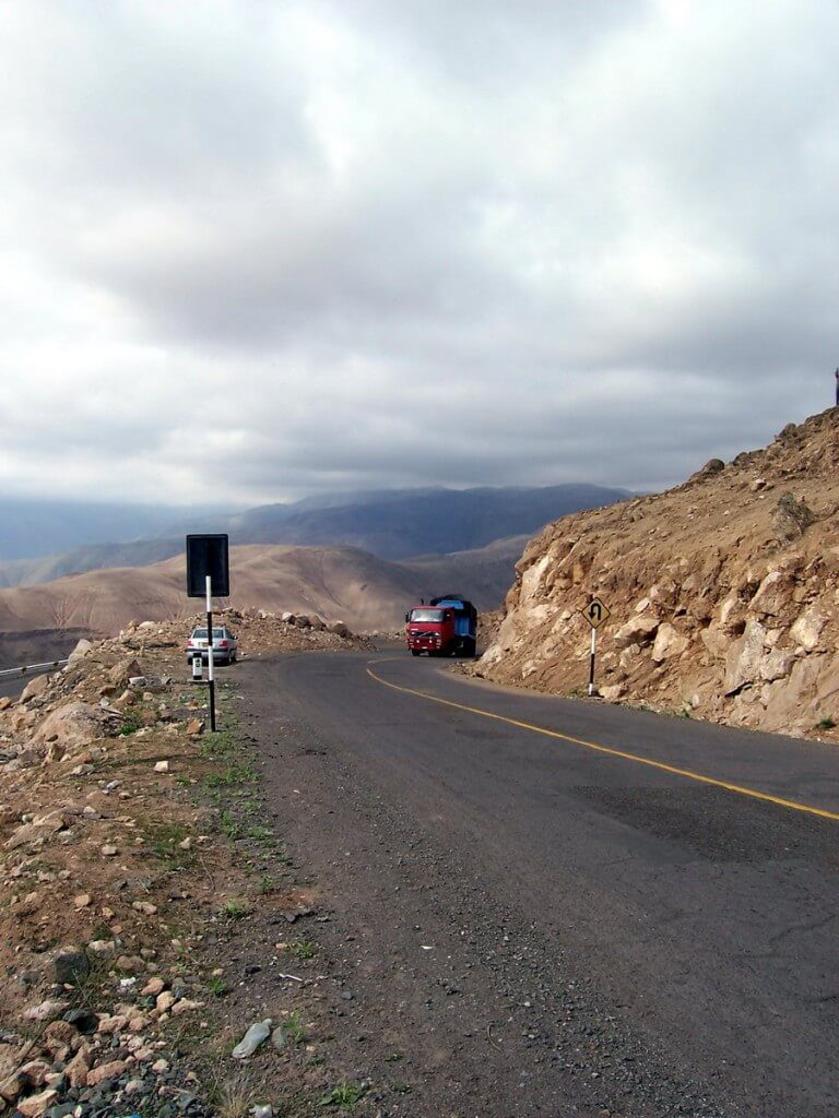 Hills alongside highway 26 near Nazca, Peru