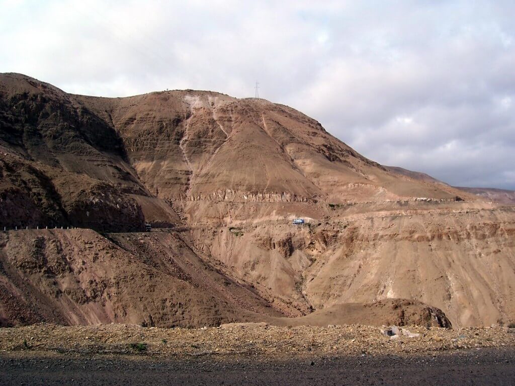 Highway 26, heading west to Nazca, Peru