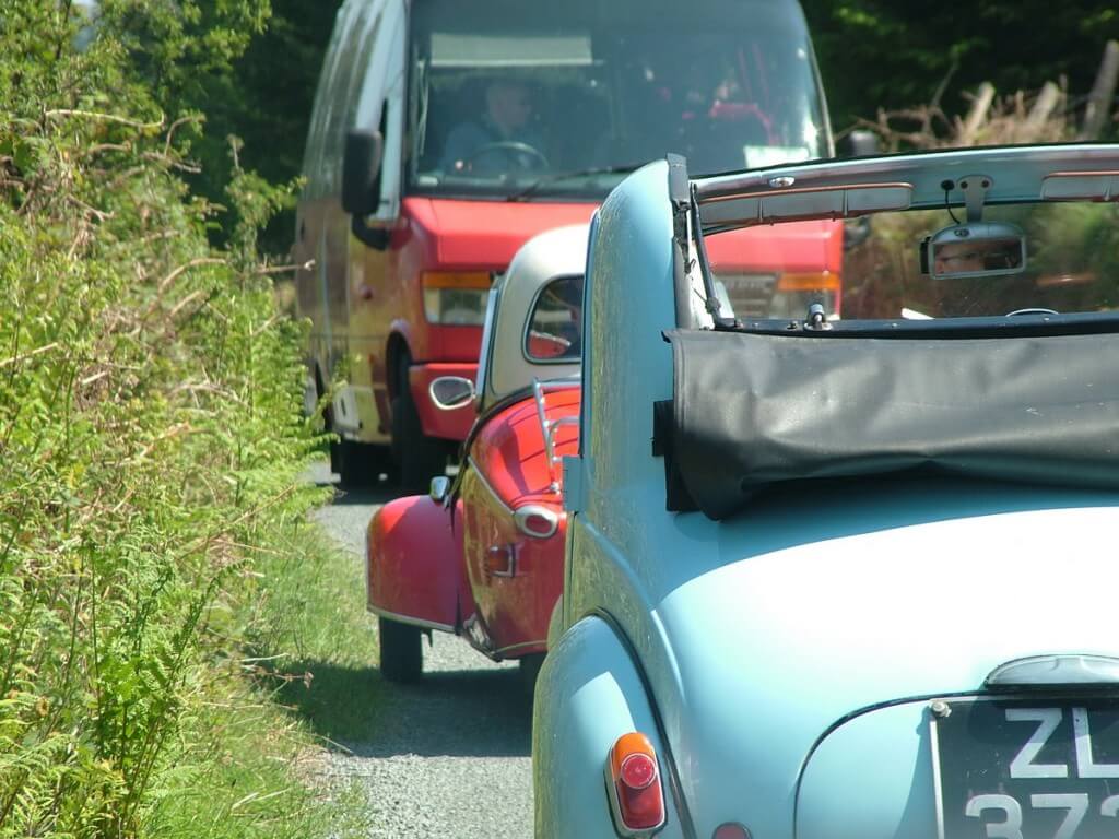 Red Messerschmitt KR- 175 microcar - Enniskerry - Wicklow - Ireland