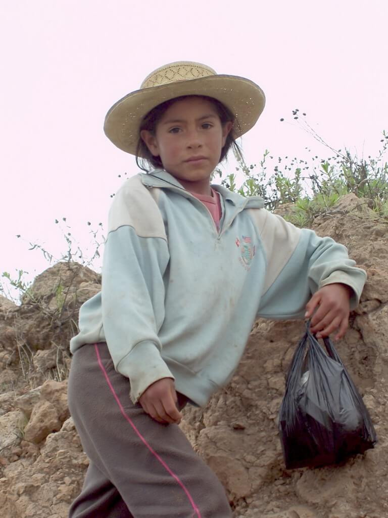 Young girl near Nazca, Peru