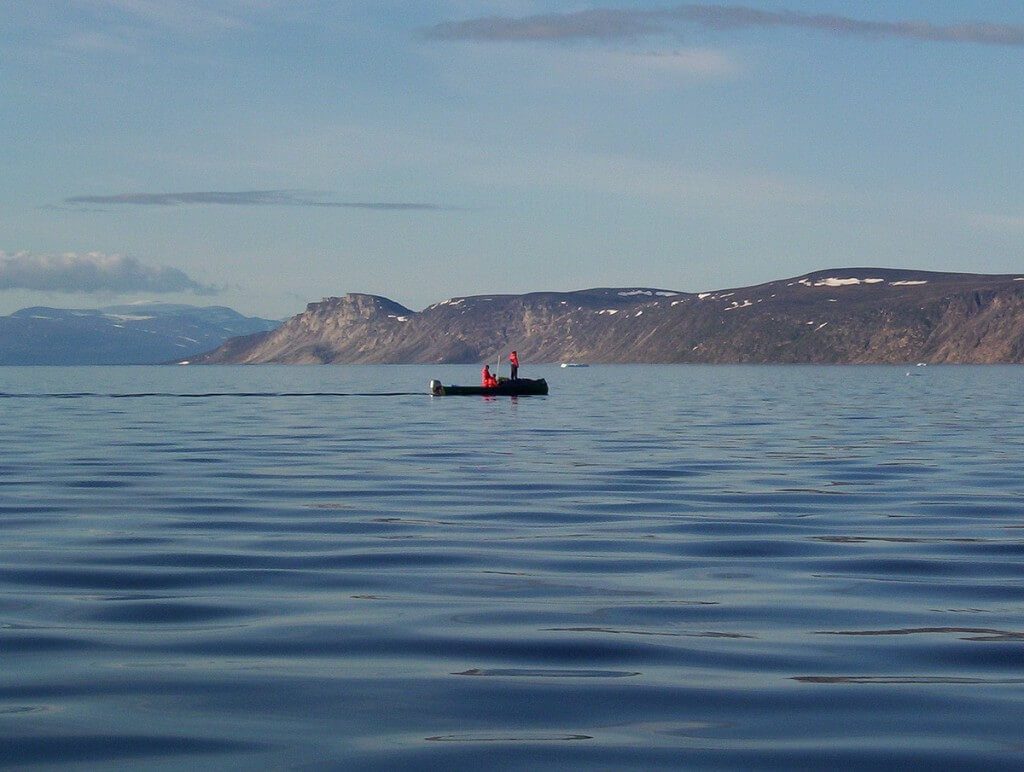 arctic ocean off baffin island - east coastline - nunavut - canada