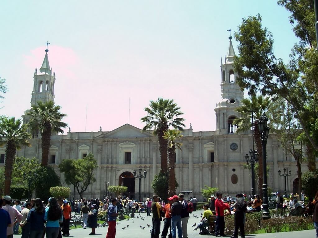 Catedral de la ciudad de Arequipa, Arequipa, Peru