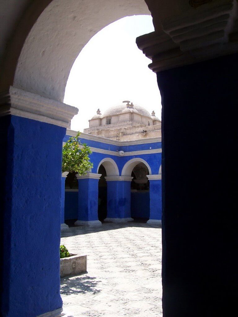 Corner of Orange Tree Cloister, Arequipa, Peru