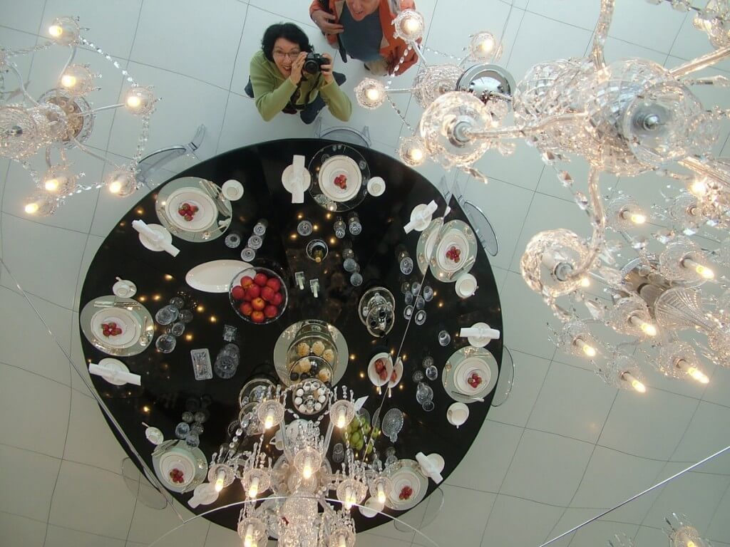 jean takes a pic at house of waterford crystal - waterford - ireland