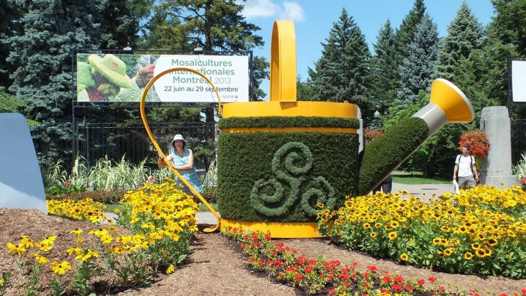 Main Entrance gate for Mosaiculture, Montreal Botancial Gardens