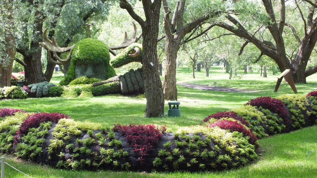 Spirits of the Wood - Cernunnos - Mosaiculture - Montreal Botancial Gardens