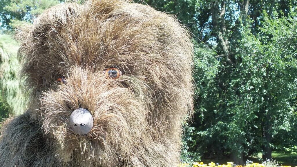 The Man Who Planted Trees (dogs face) - Mosaiculture - Montreal Botancial Gardens