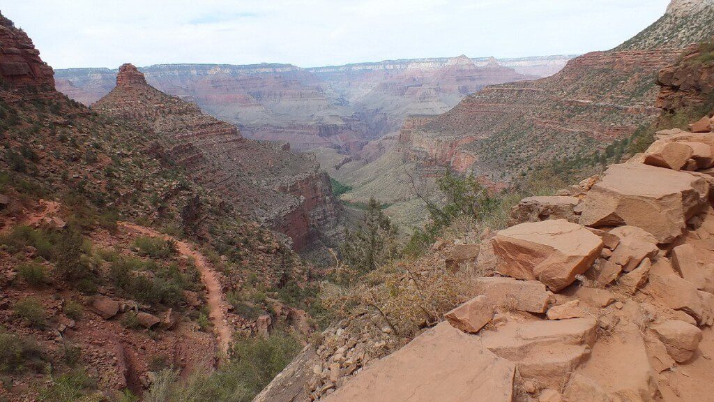 bright angel trail, grand canyon, arizona
