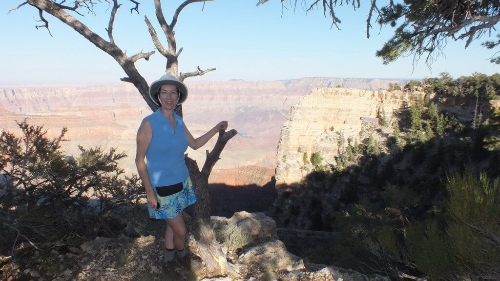 jean on the north rim of the grand canyon