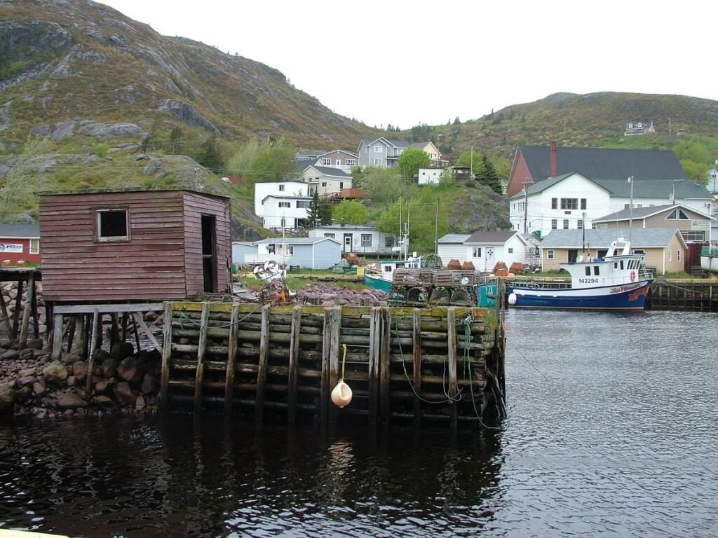 village harbour in newfoundland in canada