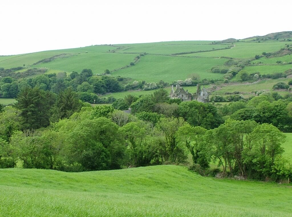 Coppinger's Court ruins, near Ballyvireen, county cork, Ireland