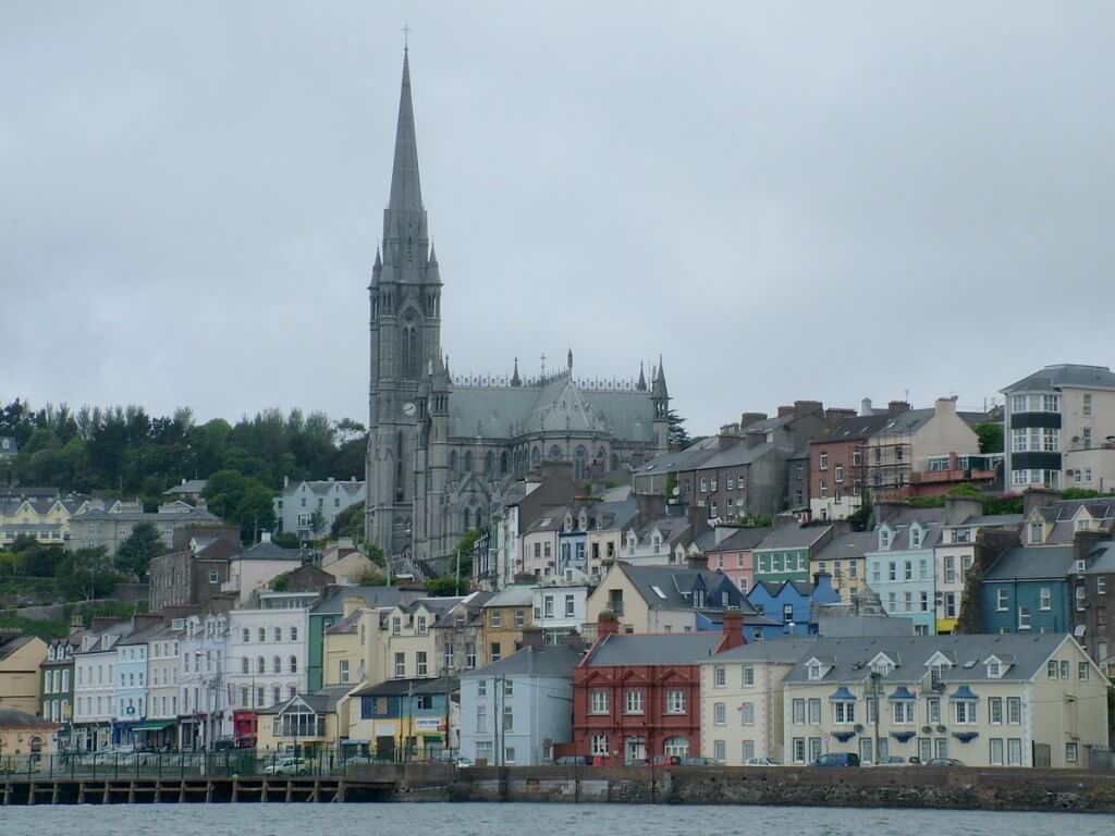 cobh town, st colman's cathedral and village, titanic experience, county cork, ireland