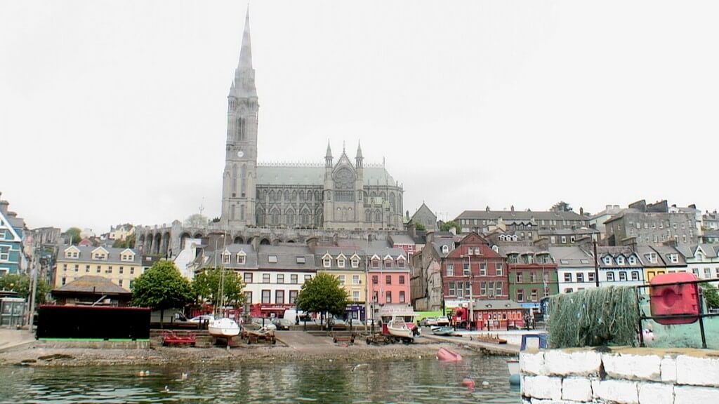 cobh town, view from water, titanic experience, county cork, ireland