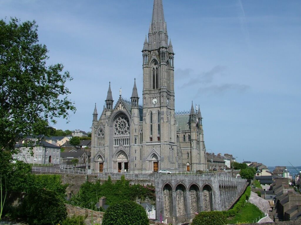 st colman cathedral, above lower town, cobh, county cork, ireland