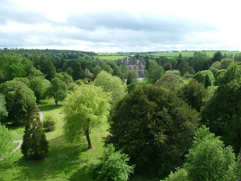 blarney house and forests, blarney castle, ireland