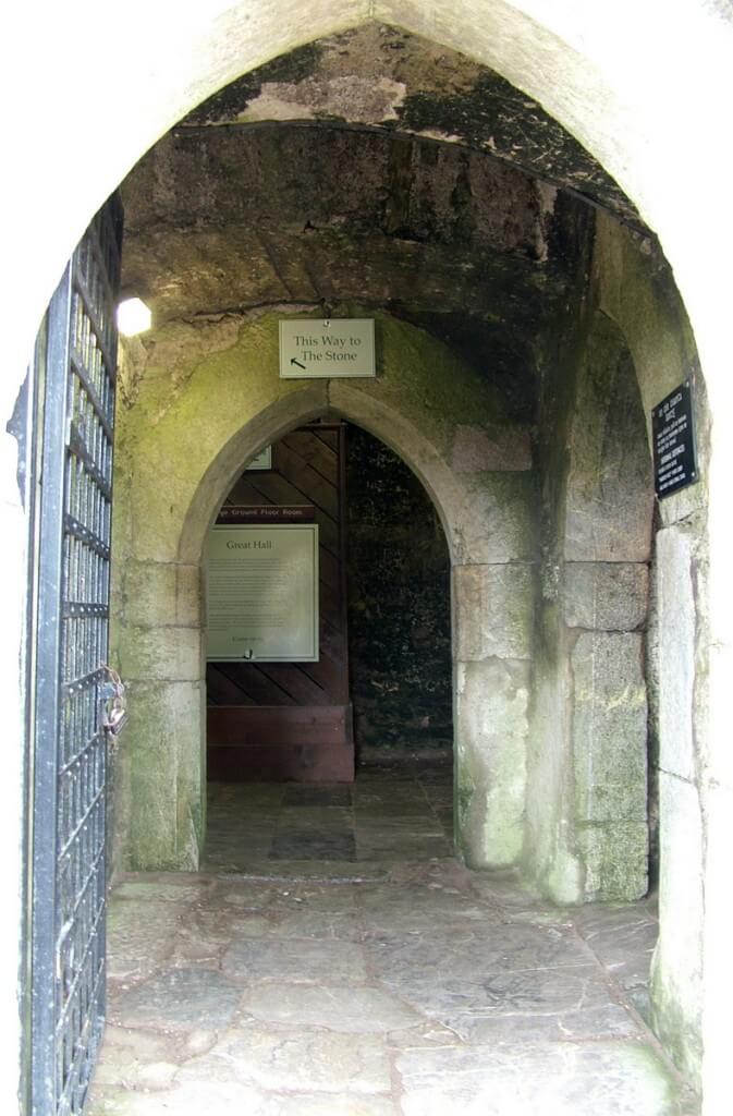 An image of a stone hallway inside Blarney Castle near Cork in Ireland. Photography by Frame To Frame - Bob and Jean.
