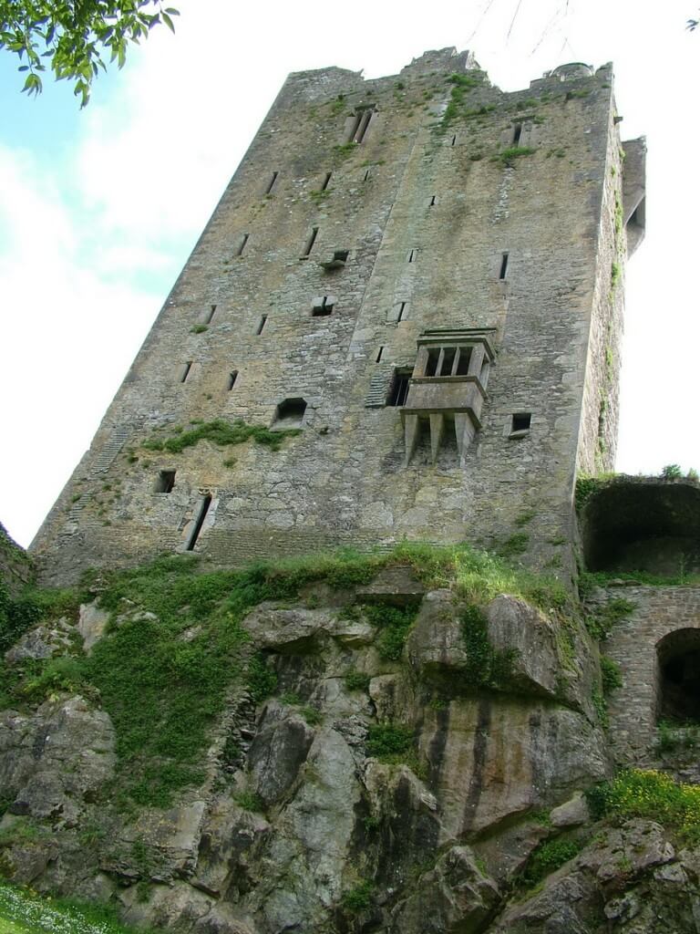 An image looking up the side of the Blarney Castle tower near Cork, Ireland. Photography by Frame To Frame - Bob and Jean.