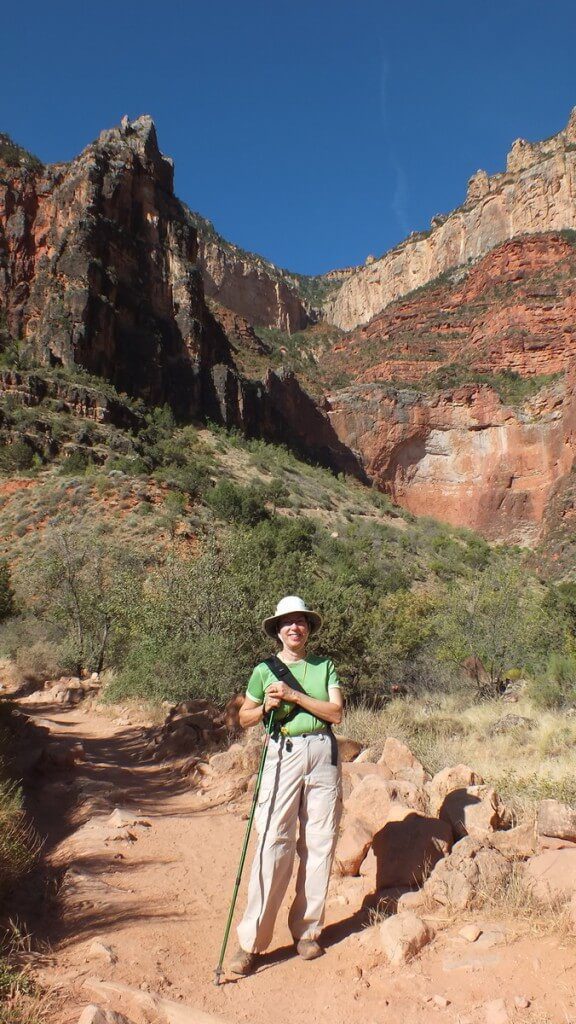 bright angel trail hike - grand canyon