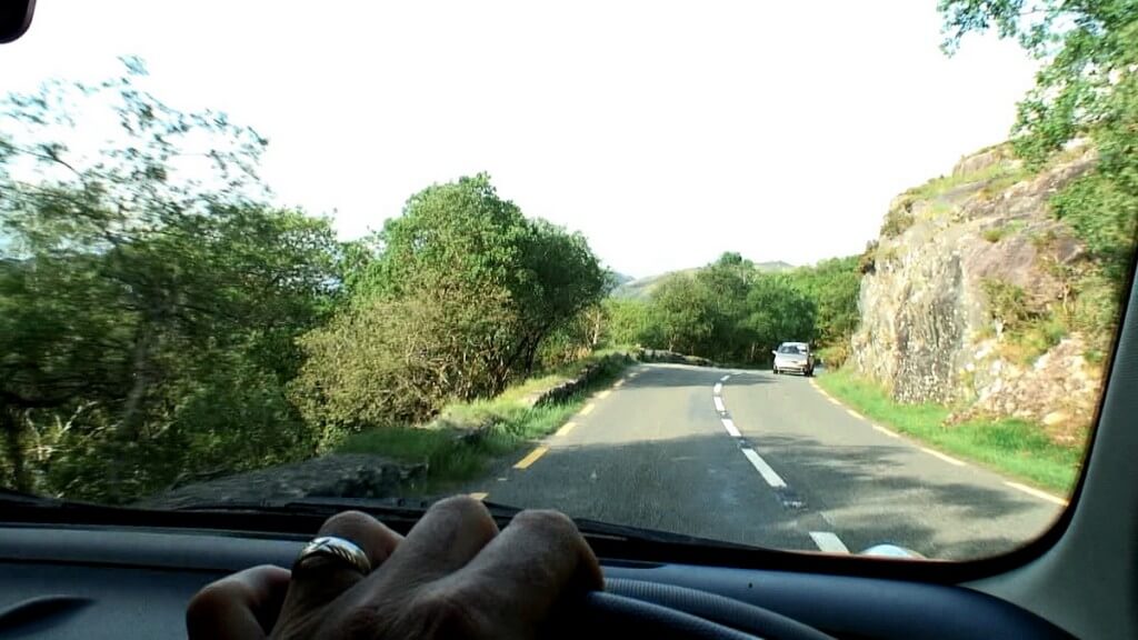 driving in killarney national park, ireland