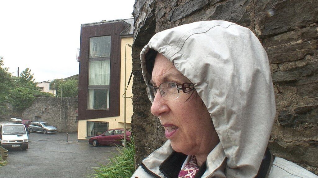 Jean at The Cascades waterfalls in Ennistymon, County Clare, Ireland