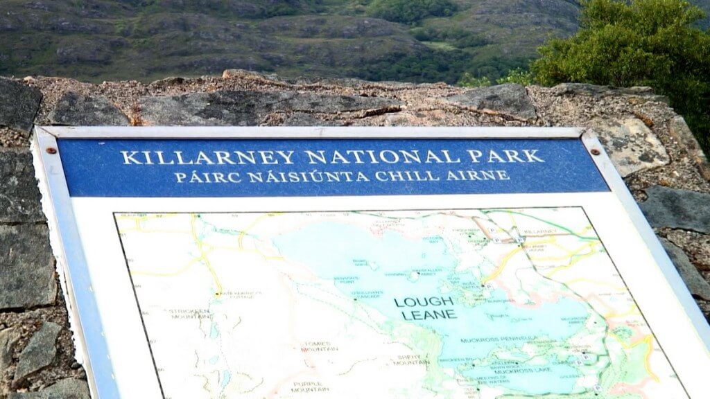 killarney national park sign, ireland