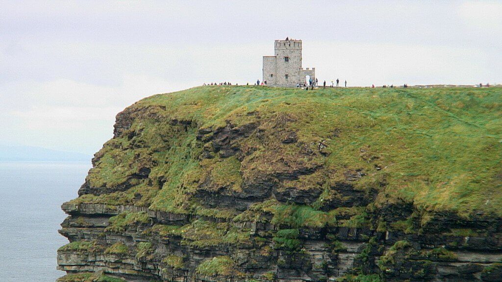 O'Briens Tower at the Cliffs of Moher in County Clare, Ireland