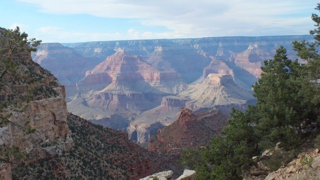 south rim at the grand canyon