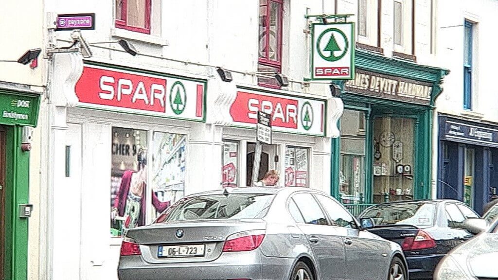 Spar store in Ennistymon, County Clare, Ireland