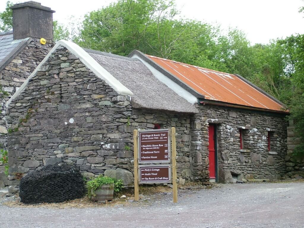 stone buildings, molly gallivans cottage, ireland 14