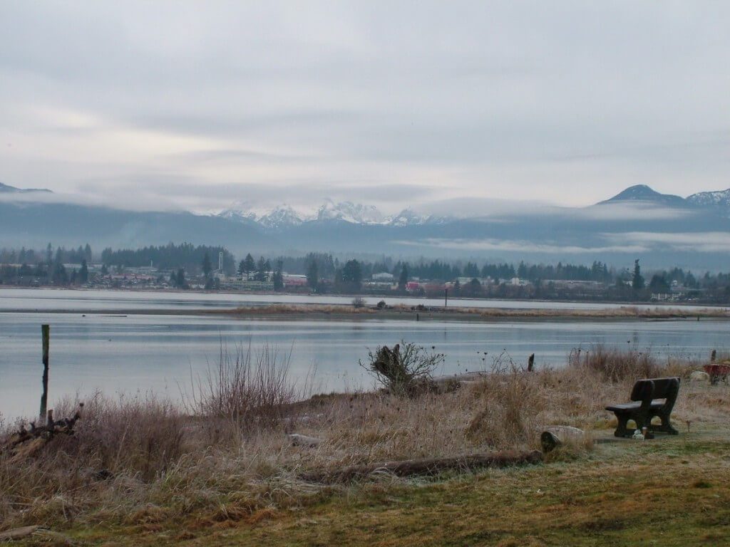shoreline park near comox - british columbia