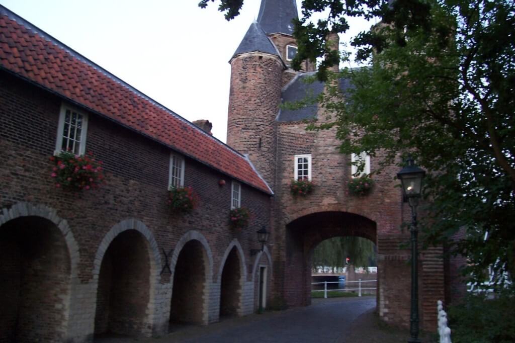 Oostpoort, eastern gate, delft, netherlands