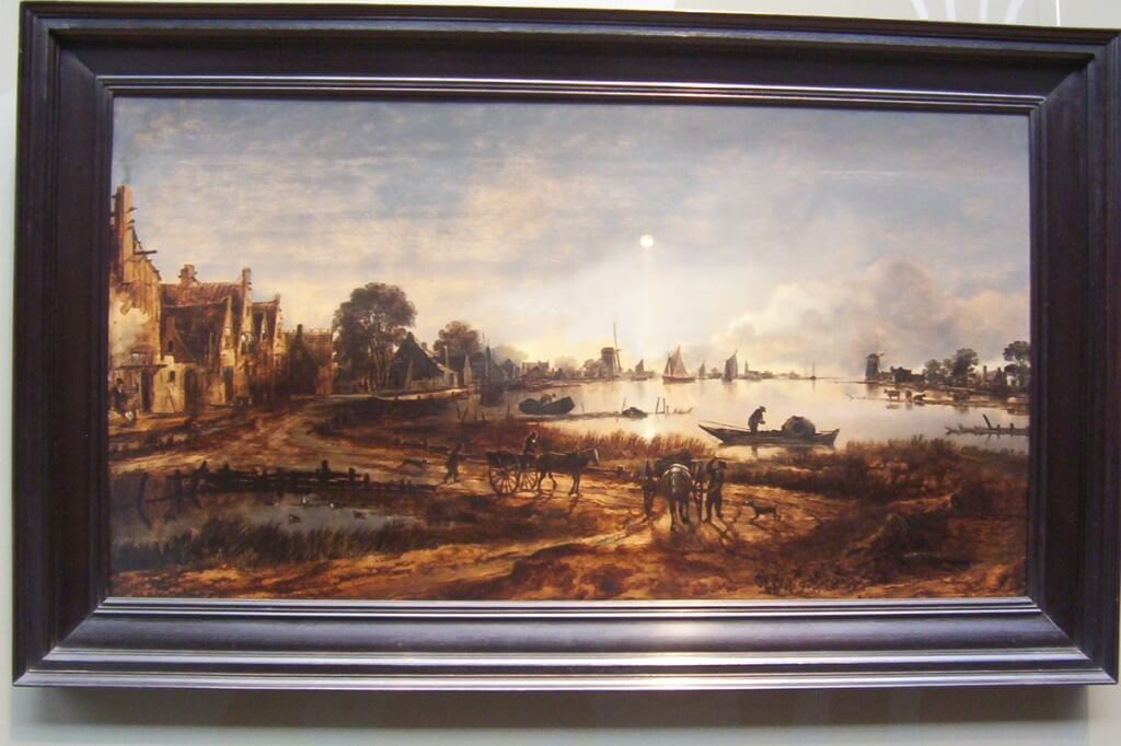 art work in rijksmuseum - amsterdam