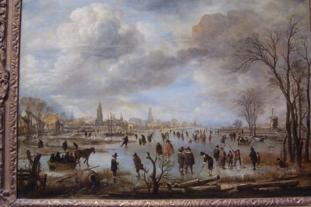 enjoying the ice by avercamp