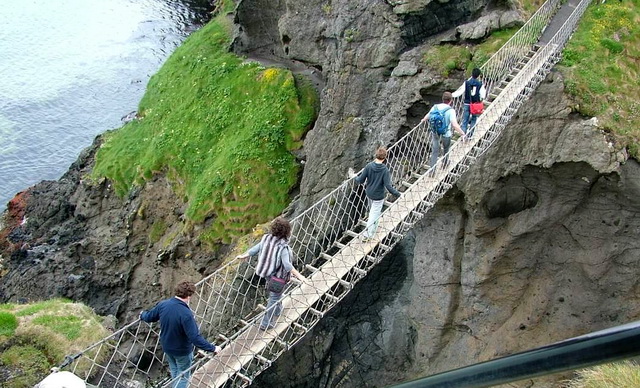 Carrick-a-Rede Rope Bridge: Thrilling and Beautiful